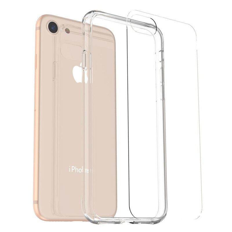 Kuori iPhone SE 3 / SE 2 / 8 / 7 Läpinäkyvä Leeu Lasi Ja Akryyli