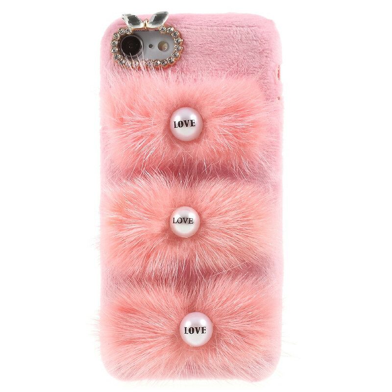 Kuori iPhone SE 3 / SE 2 / 8 / 7 Love Fur