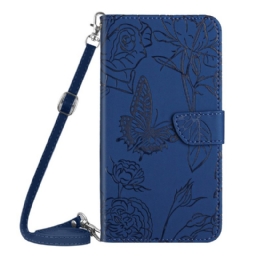 Kotelot Oppo Reno 13 Pro 5g Perhoskuvio Olkahihnalla