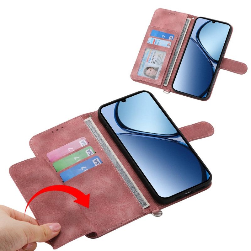 Nahkakotelo Oppo Reno 13 Pro 5g Kukkakuvio Olkahihnalla