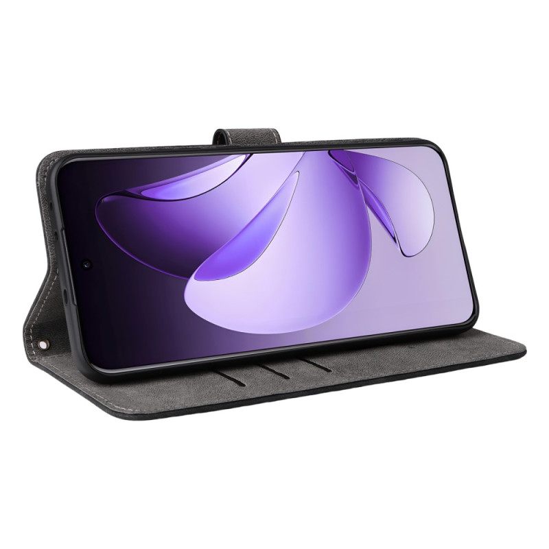 Oppo Reno 13 Pro 5g Rfid-mokkanahkaefektihihna