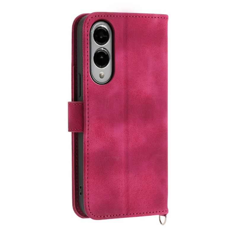 Kotelot Samsung Galaxy S25 5g Edge Kukkakuvio Ja Hihnat Suojakuori