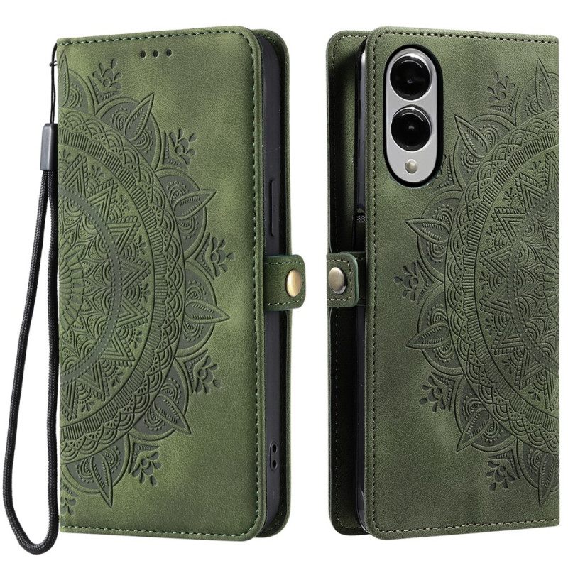 Kotelot Samsung Galaxy S25 5g Edge Mandala-mokkanahkakuvio