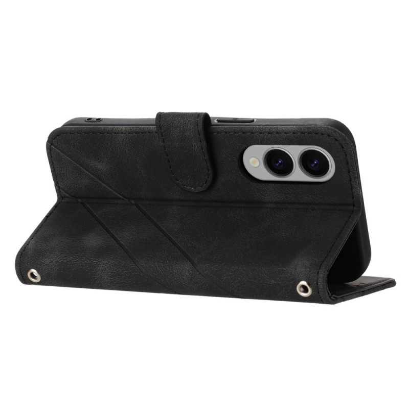 Kotelot Samsung Galaxy S25 5g Edge Puhelinkuoret Painetut Viivat -hihna