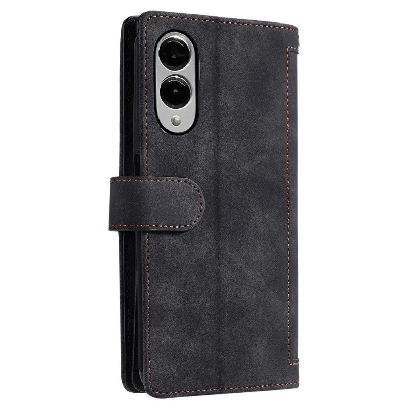 Kotelot Samsung Galaxy S25 5g Edge Puhelinkuoret Vetoketju Lompakko