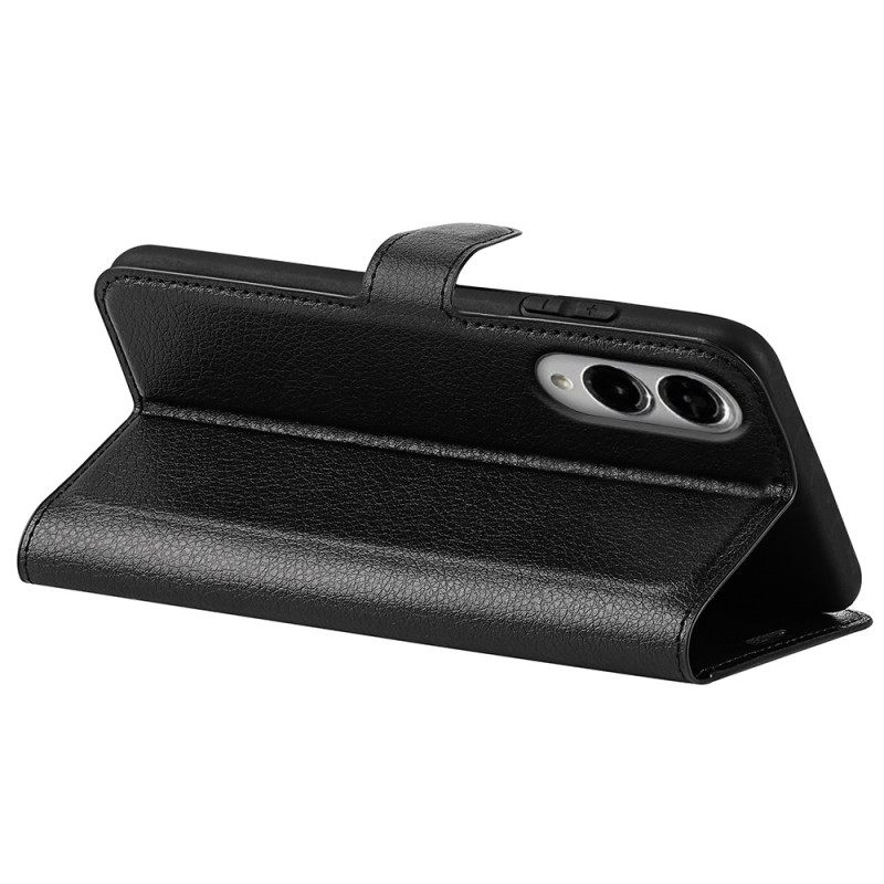 Kuoret Samsung Galaxy S25 5g Edge Litsikuvioinen Tekonahka