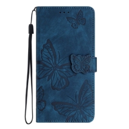 Kuoret Samsung Galaxy S25 5g Edge Mokkanahkainen Perhosefekti