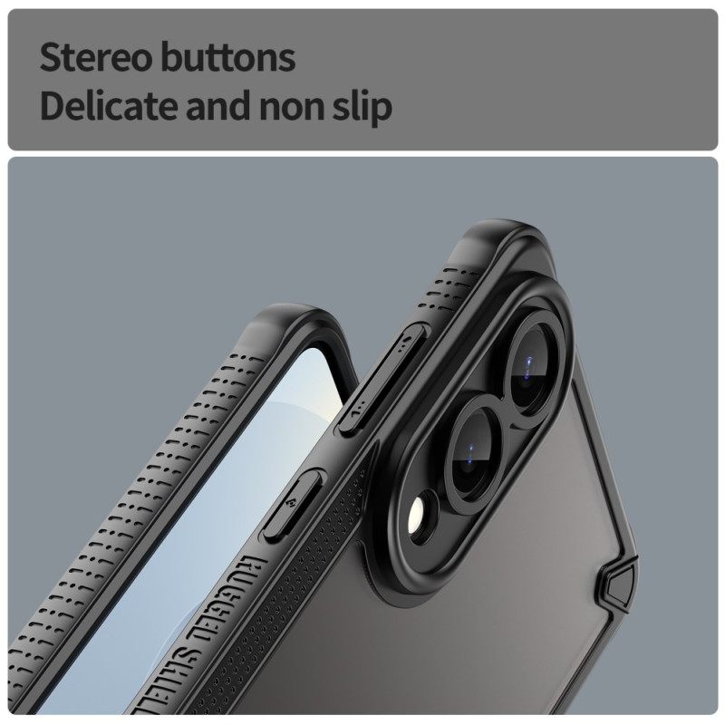 Kuori Samsung Galaxy S25 5g Edge Harjattu Läpikuultava