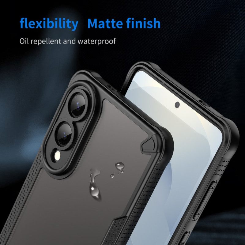 Kuori Samsung Galaxy S25 5g Edge Harjattu Läpikuultava