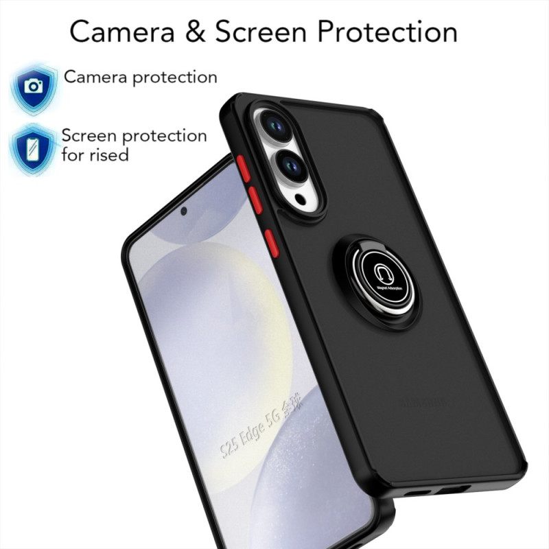 Kuori Samsung Galaxy S25 5g Edge Iskunkestävä Sormuskotelo