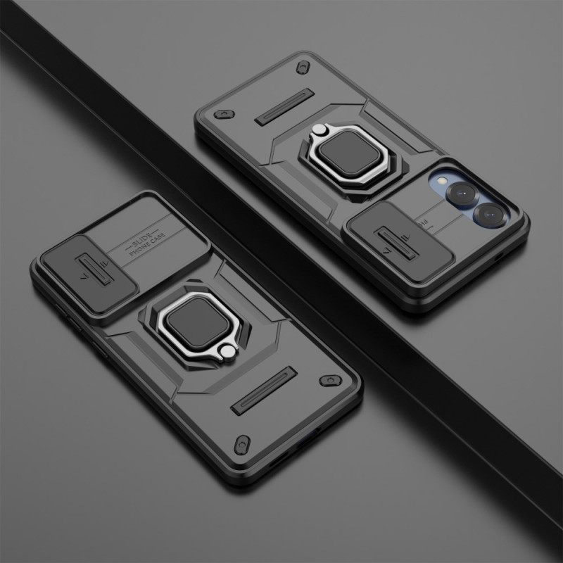 Kuori Samsung Galaxy S25 5g Edge Kestävä Sormus Linssinsuojalla