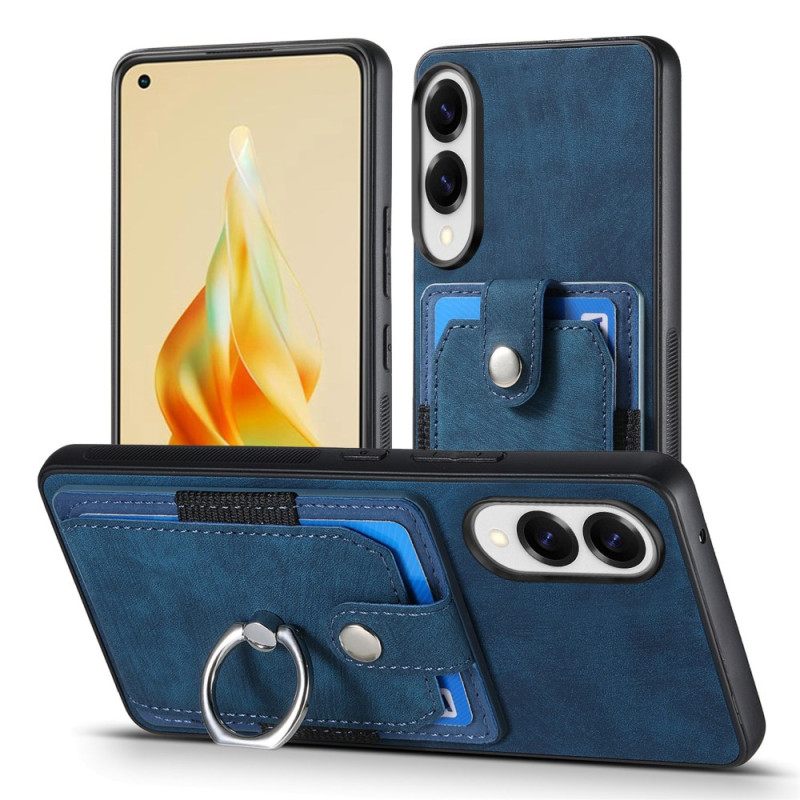 Kuori Samsung Galaxy S25 5g Edge Korttikotelo Ja Sormuskotelo