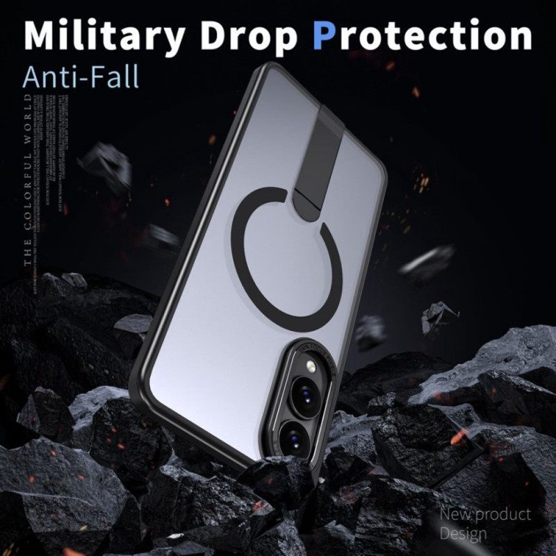 Kuori Samsung Galaxy S25 5g Edge Magsafe-yhteensopiva Integroidulla Jalustalla Suojakuori