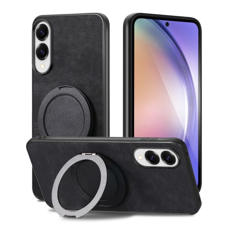 Kuori Samsung Galaxy S25 5g Edge Mokkanahkakuvio Kääntyvällä Jalustalla