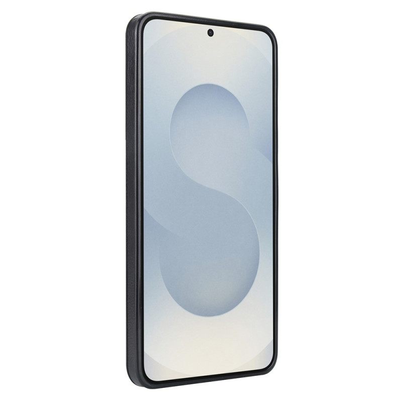 Kuori Samsung Galaxy S25 5g Edge Nahkajäljitelmä Ja Kortti Teline Suojakuori