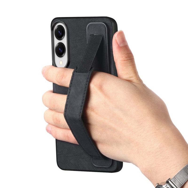 Kuori Samsung Galaxy S25 5g Edge Retrotyyli Ja Telinehihna