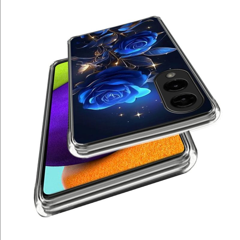 Kuori Samsung Galaxy S25 5g Edge Siniset Ruusut