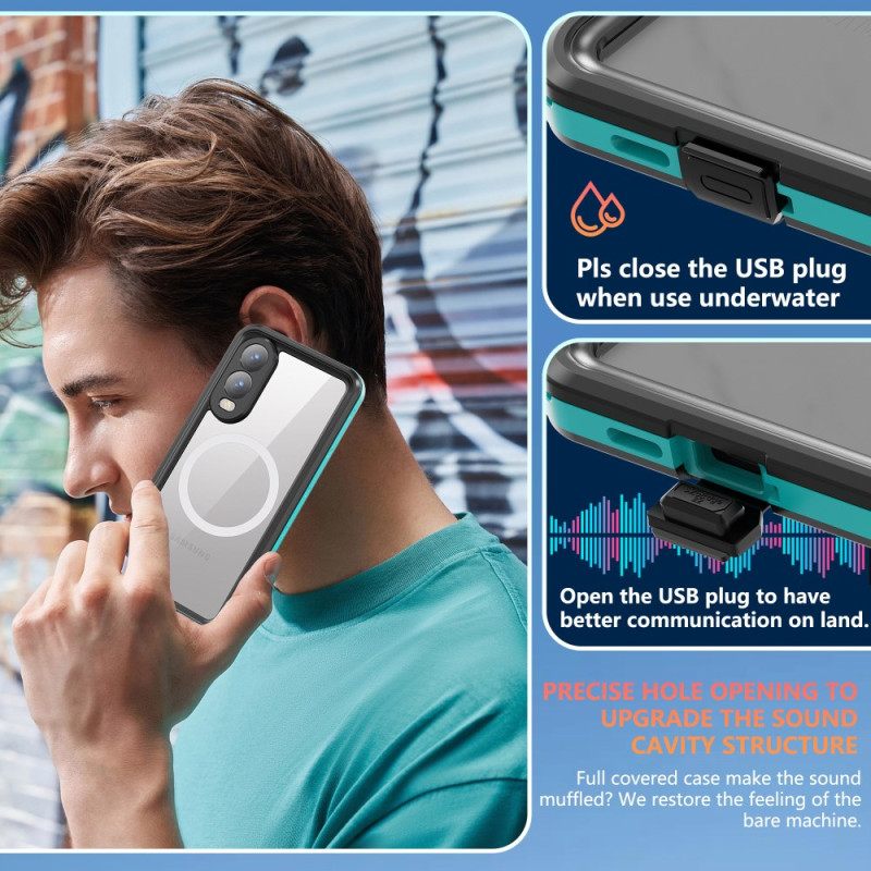 Kuori Samsung Galaxy S25 5g Edge Vedenpitävä Magsafe-yhteensopiva Redpepper