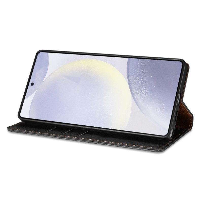 Nahkakotelo Samsung Galaxy S25 5g Edge N.bekus Vintage -tyylinen