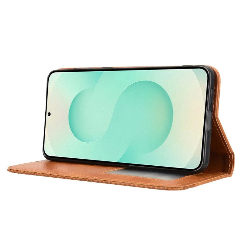 Nahkakotelo Samsung Galaxy S25 5g Edge Puhelinkuoret Frieze Vintage