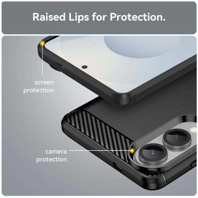 Puhelinkuoret Samsung Galaxy S25 5g Edge Harjattu Hiilikuitu