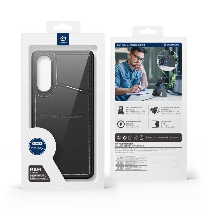 Puhelinkuoret Samsung Galaxy S25 5g Edge Magneettinen Korttipidikkeellä