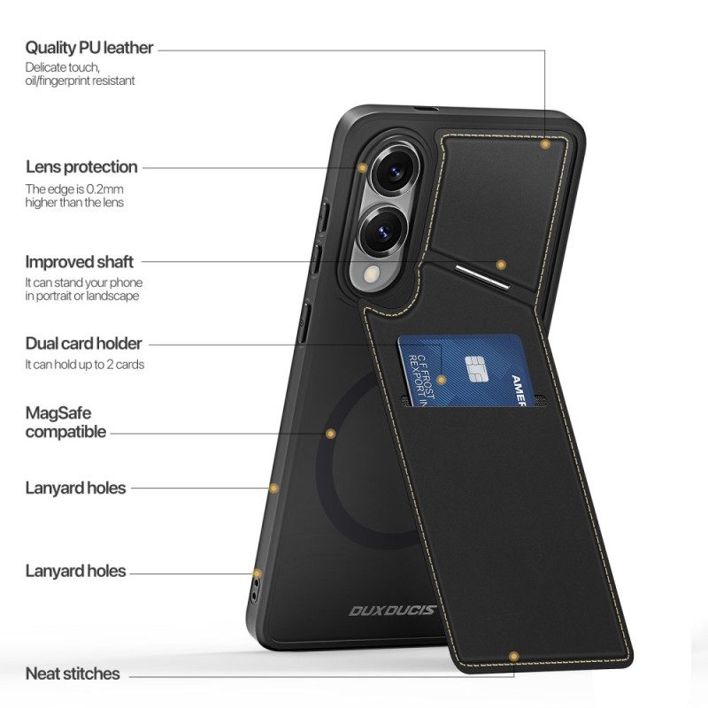 Puhelinkuoret Samsung Galaxy S25 5g Edge Magneettinen Korttipidikkeellä