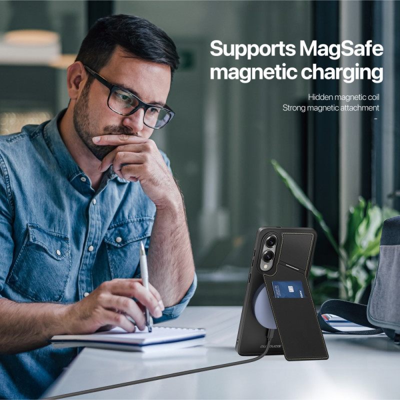 Puhelinkuoret Samsung Galaxy S25 5g Edge Magneettinen Korttipidikkeellä