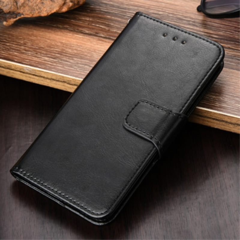 Flip Case Xiaomi Mi 11 5G Lasitettu Keinonahka