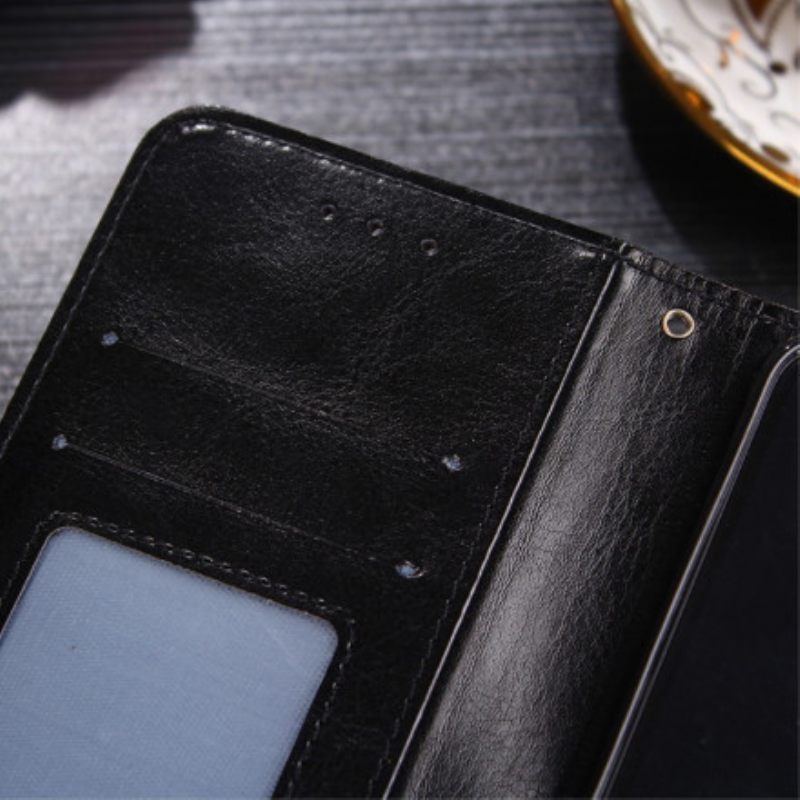 Flip Case Xiaomi Mi 11 5G Lasitettu Keinonahka