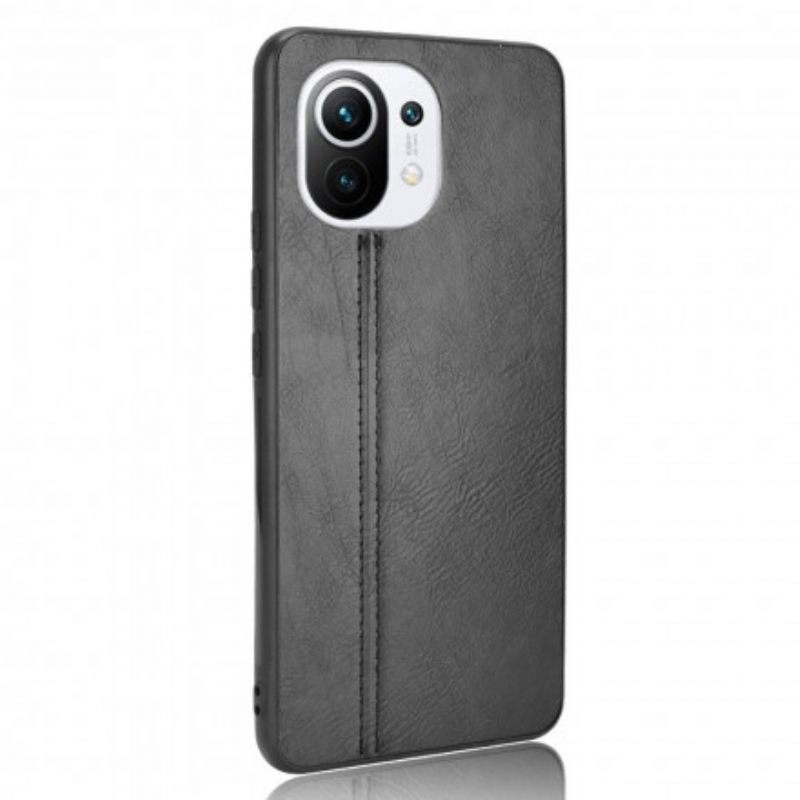 Kuori Xiaomi Mi 11 5G Couture Nahkaefekti