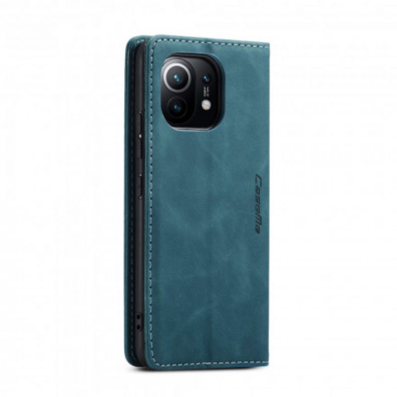 Puhelinkuoret Xiaomi Mi 11 5G Kotelot Flip Caseme Nahkaefekti
