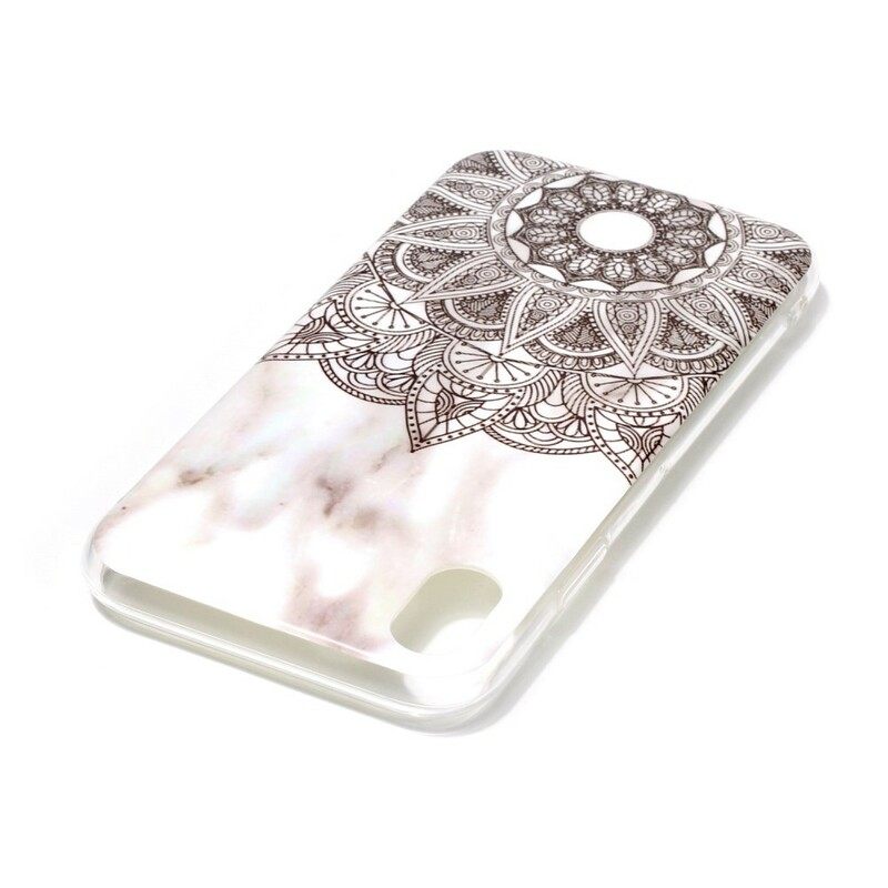 Case iPhone XR Marmoroitu Mandala