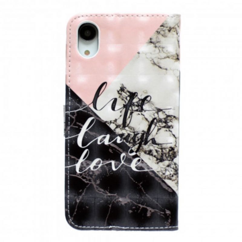Kotelot iPhone XR Life Laugh Love