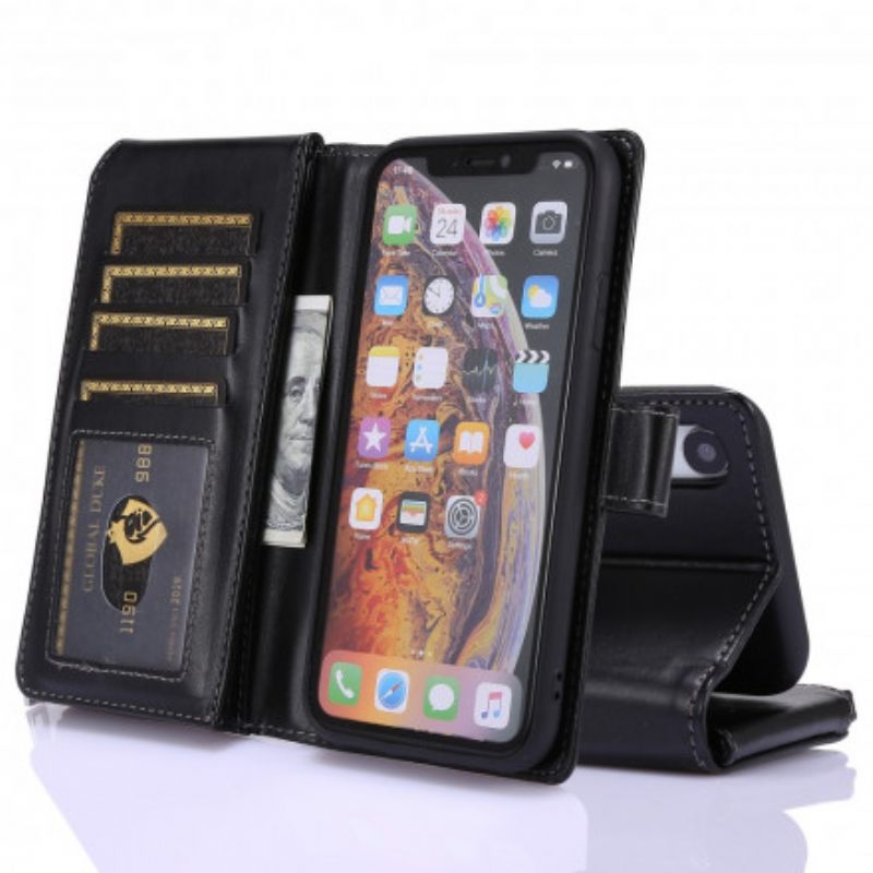 Kotelot iPhone XR Monitoiminen Yrityslompakko