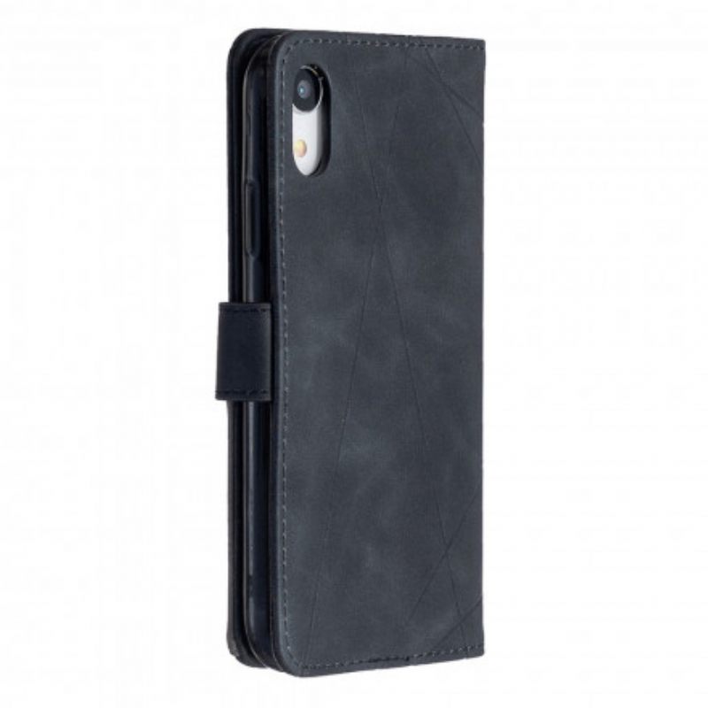 Kotelot iPhone XR Triangles Binfen Color