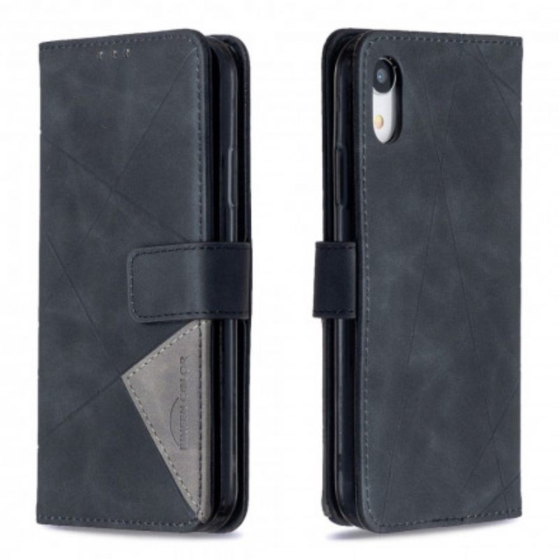 Kotelot iPhone XR Triangles Binfen Color