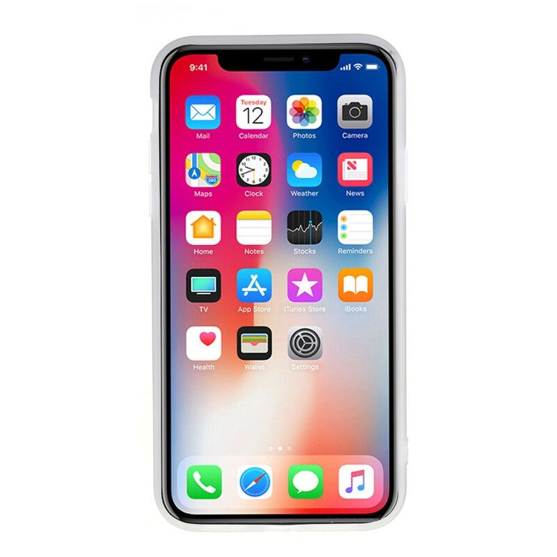 Kuori iPhone XR Marmorivärinen Geometria