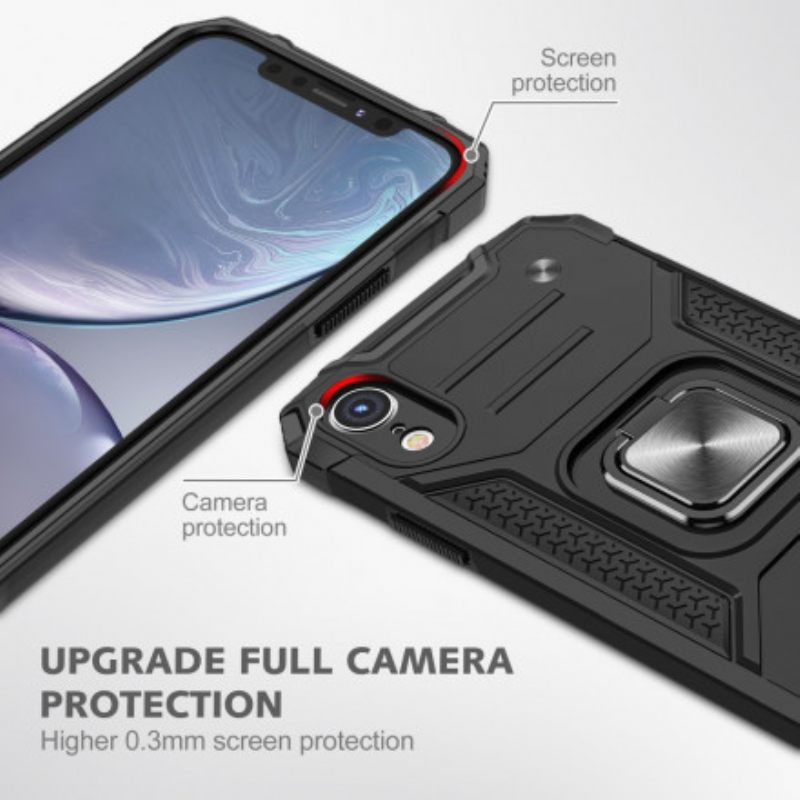 Kuori iPhone XR Style Armor Ring-kiinnike