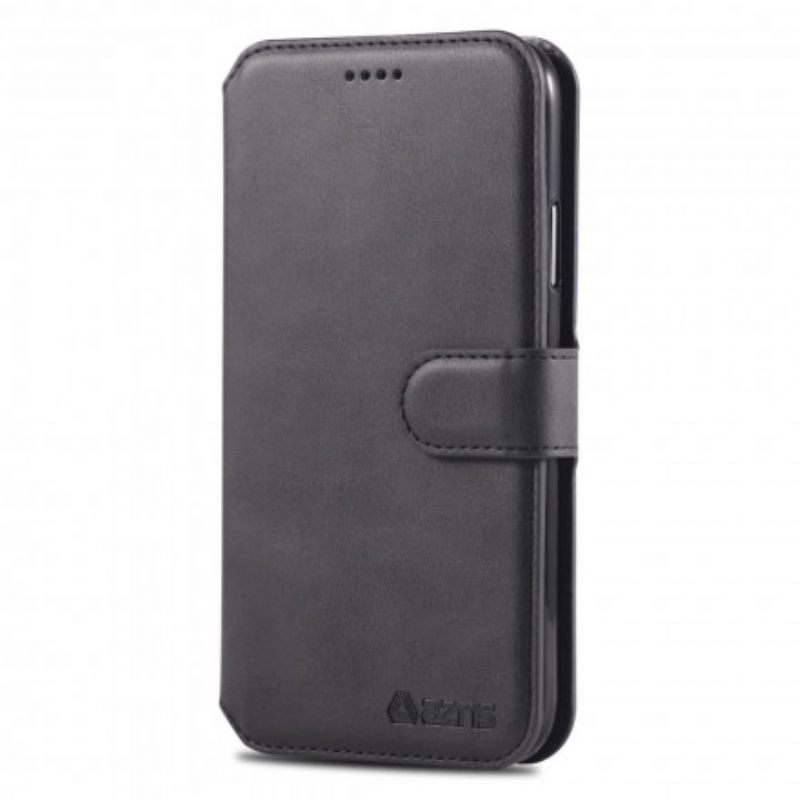 Nahkakotelo iPhone XR Azns Nahkaefekti