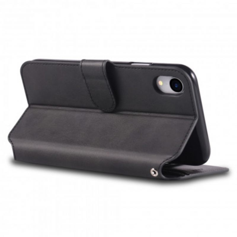 Nahkakotelo iPhone XR Azns Nahkaefekti