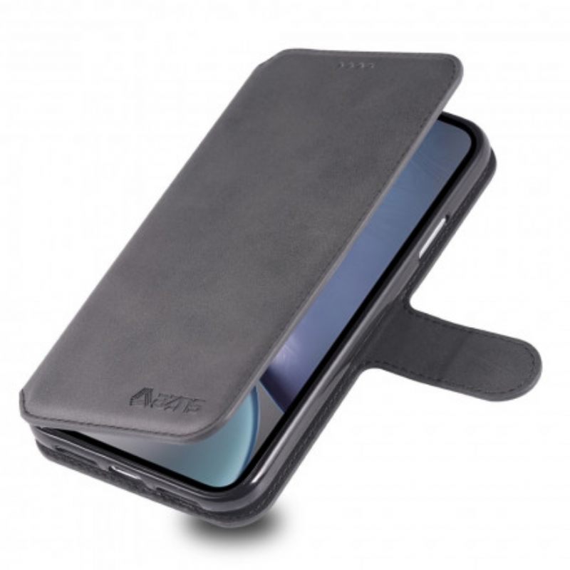 Nahkakotelo iPhone XR Azns Nahkaefekti