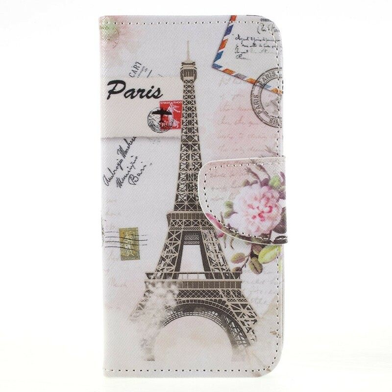 Kotelot Honor 9 Lite Retro Eiffel-torni