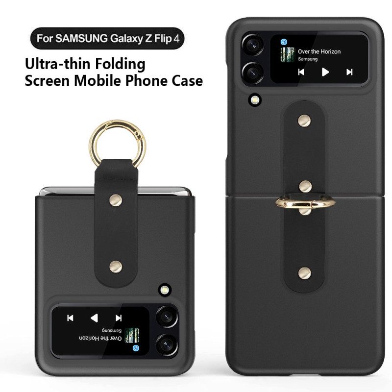 Kuori Samsung Galaxy Z Flip 4 Kotelot Flip Metallirengas