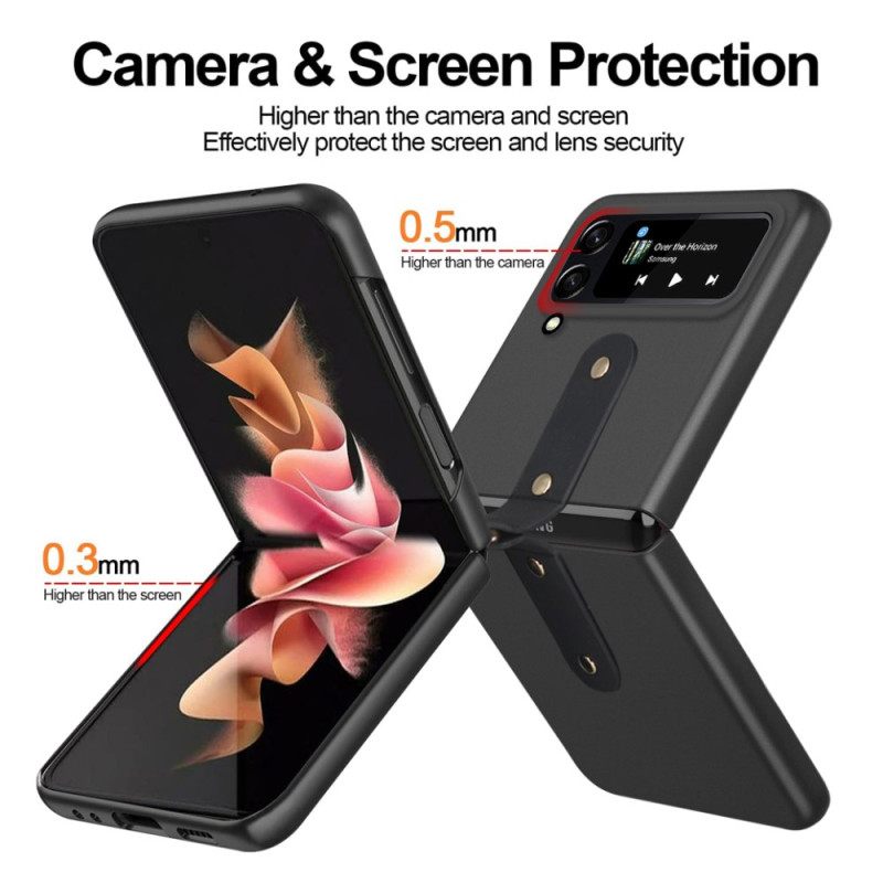 Kuori Samsung Galaxy Z Flip 4 Kotelot Flip Metallirengas