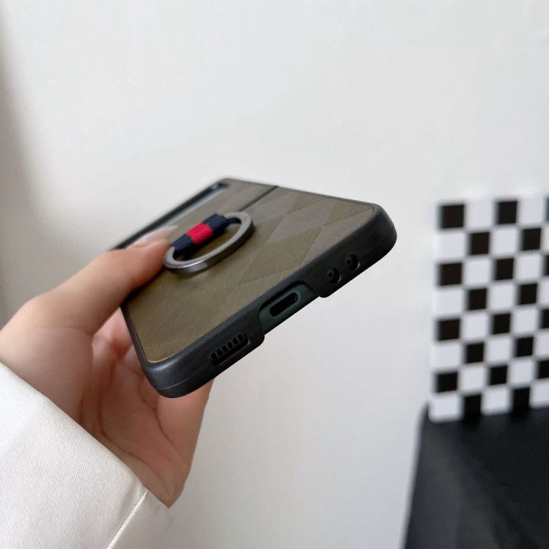 Kuori Samsung Galaxy Z Flip 4 Kotelot Flip Punottu Sormuksella