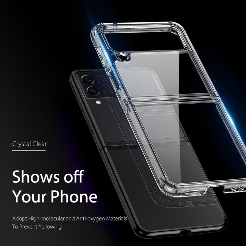 Kuori Samsung Galaxy Z Flip 4 Kotelot Flip Transparent Dux Ducis