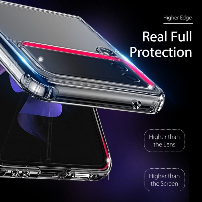 Kuori Samsung Galaxy Z Flip 4 Kotelot Flip Transparent Dux Ducis
