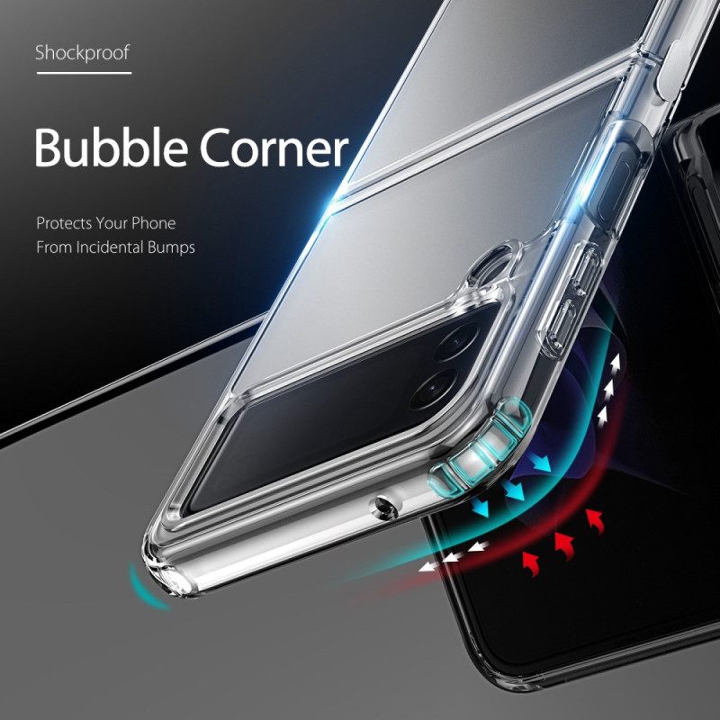 Kuori Samsung Galaxy Z Flip 4 Kotelot Flip Transparent Dux Ducis