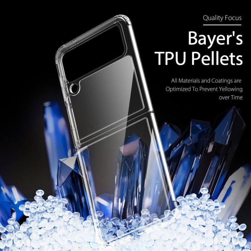 Kuori Samsung Galaxy Z Flip 4 Kotelot Flip Transparent Dux Ducis